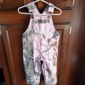 Cabela's Pink Camo Overalls